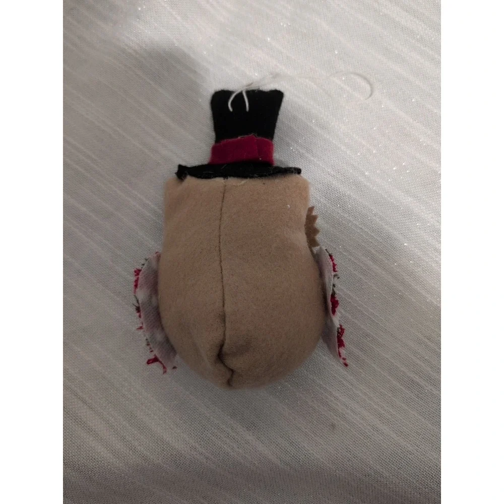 Plush Burlap‎ Scarecrow Owls Handmade Fall Autumn Halloween Ornaments